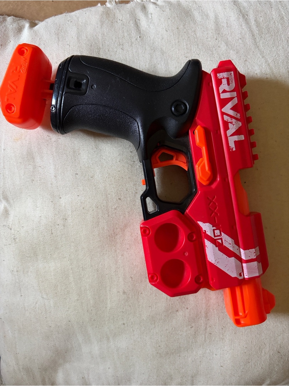 Nerf Rival Red, Black & Orange Mini Foam Blaster